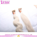 Top Grade vente chaude blonde 613 bande de cheveux extensions pas cher remy peau bande de trame dans les extensions de cheveux